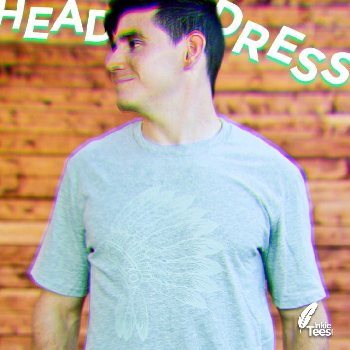 Did we mention you can get this sweet Head Dress tee in men's too?! #style #comfy #tee #ootd
