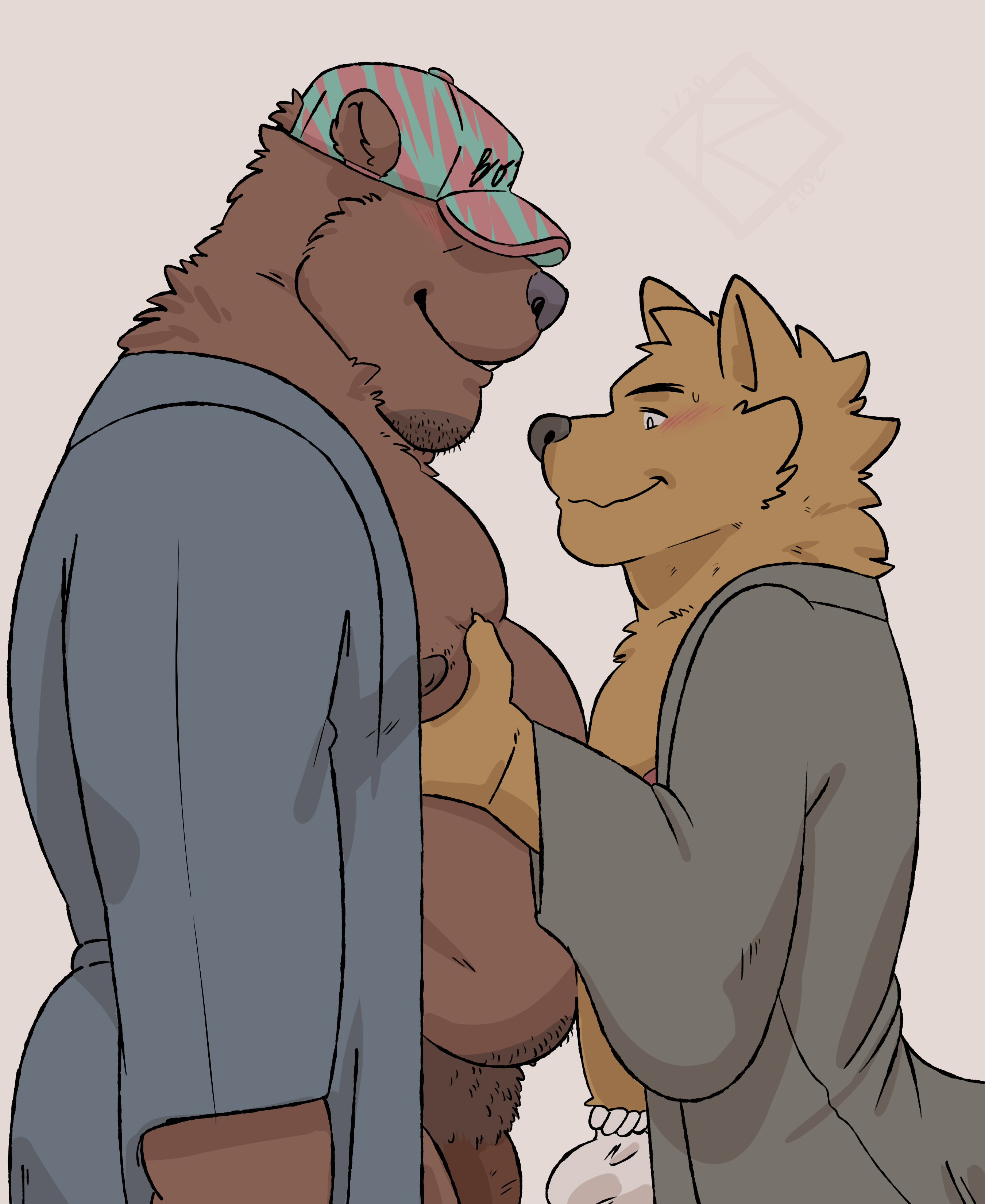 Furry bear