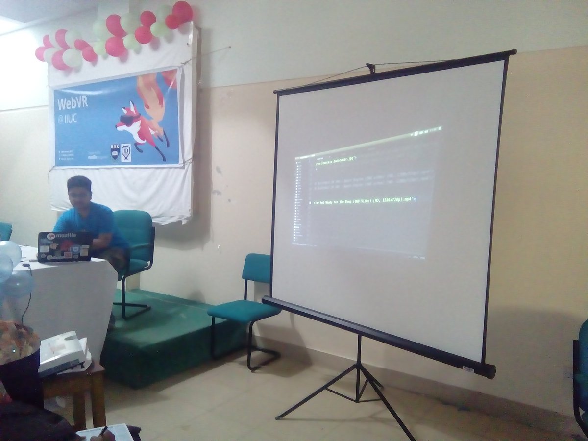 dutta_sauradeep's tweet image. tech-speaker @Z547Khalid  is giving speech on code preview @mozillaBD @MozLearn @mozilla @mozTechSpeakers @aframevr 
#WebVRctg