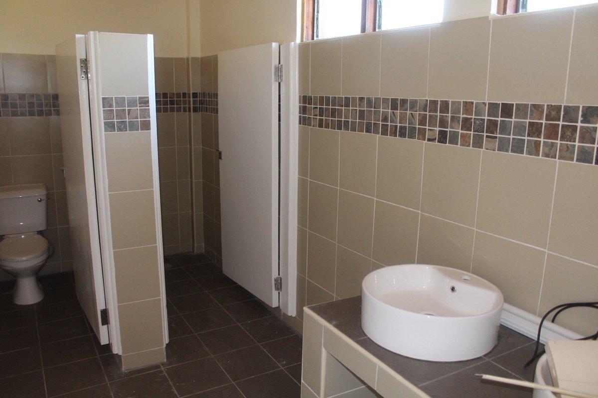 Our new changing rooms are nearing completion.