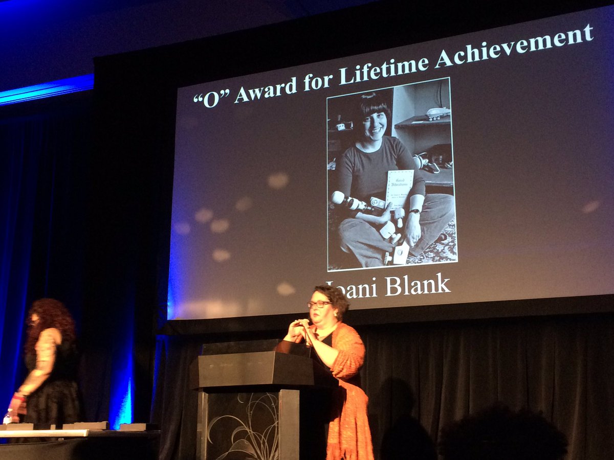 The Lifetime Achievement Award for Joani Blank <a href="/avnawards/">AVN Awards</a> <a href="/GoodVibesToys/">Good Vibes</a>
