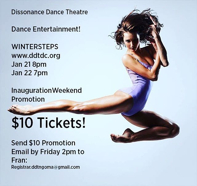 Blaq2silver's tweet photo. @George_Austin We hope you feel better! $10 Tickets Available till 3pm Friday! Email Fran at Registrar.ddtngoma@gmail.com. #DCnightlife https://t.co/KMV7EYhyUc