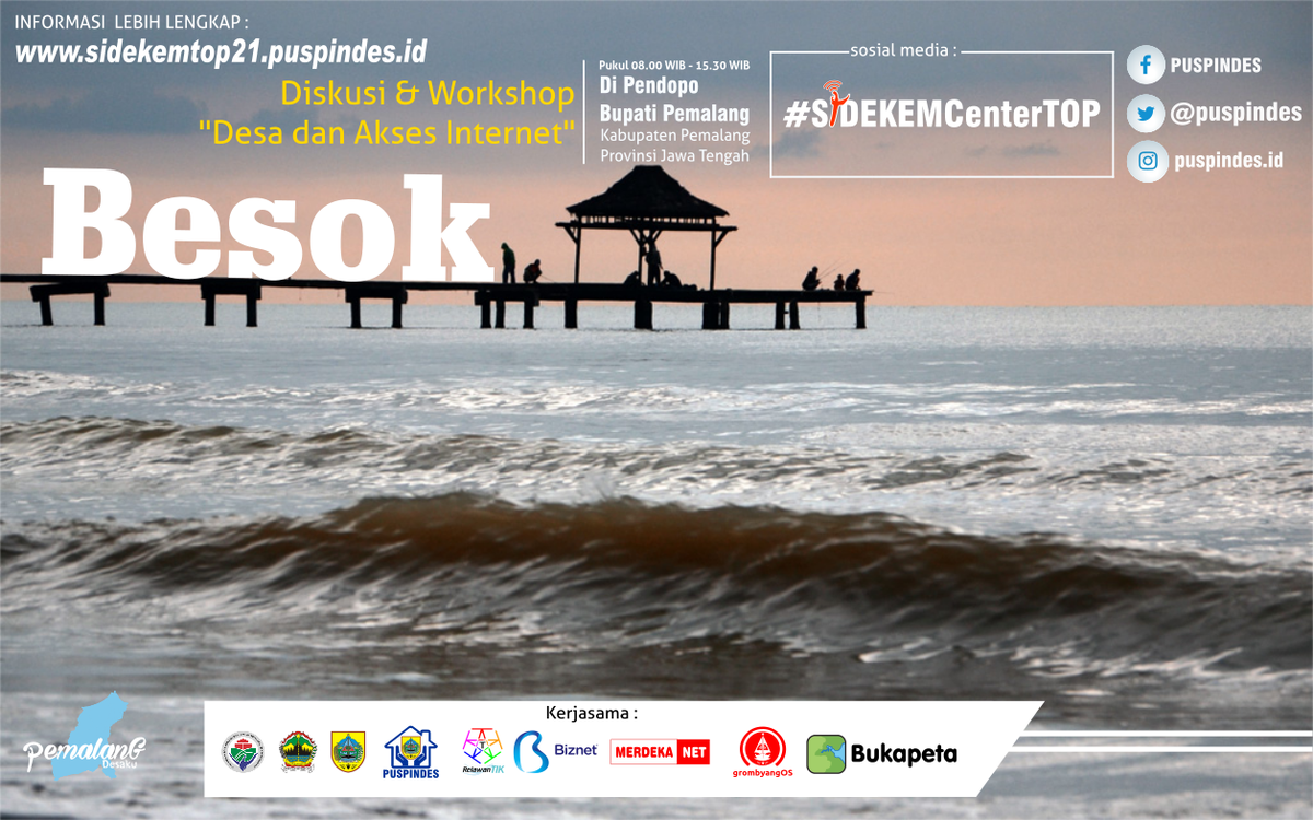 Kubrilclbk's tweet photo. Besok #SidekemCenterTOP Diskusi &amp; Workshop, Desa dan Akses Internet. https://t.co/hoX4z4mAhB