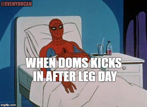 evenyoucan's tweet photo. Who can relate? 10km walking &amp; training &amp; 3 classes &amp; 3 PT sessions in 24hrs. Legs dead. 

#DOMS #personaltrainer #workout #gym #fitfam https://t.co/w2TLbvtZ3q