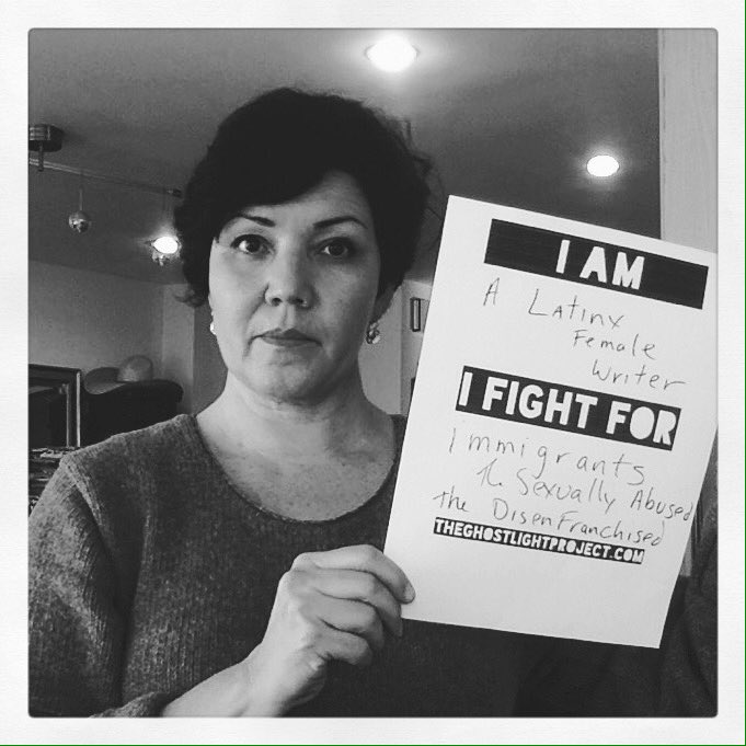loladiana's tweet image. I fight. #iamanimmigrant #ghostlightproject #sexualabusesurvivor #playwright