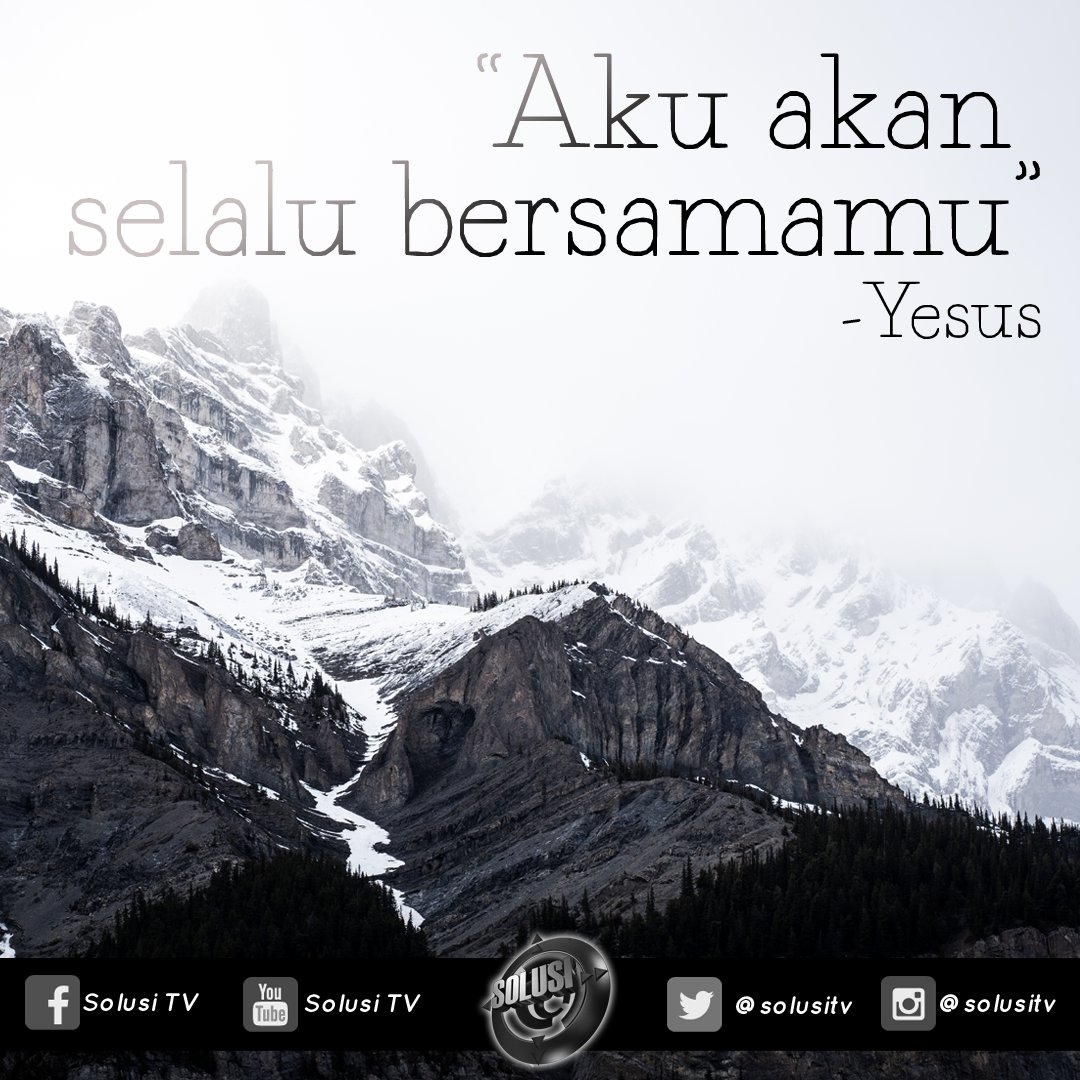 Tuhan telah membuat jalan sebelum kita memiliki masalah. Berpengharapanlah kepada Tuhan! Selamat pagi!