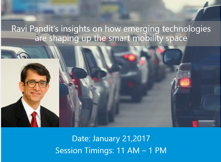 KPIT's tweet photo. Ravi Pandit, Co-Founder, @KPIT will deliver a keynote address on Disruptive Technologies in Mobility at #SIAT2017 https://t.co/kXhWcVll5f https://t.co/kasFXh5hnr