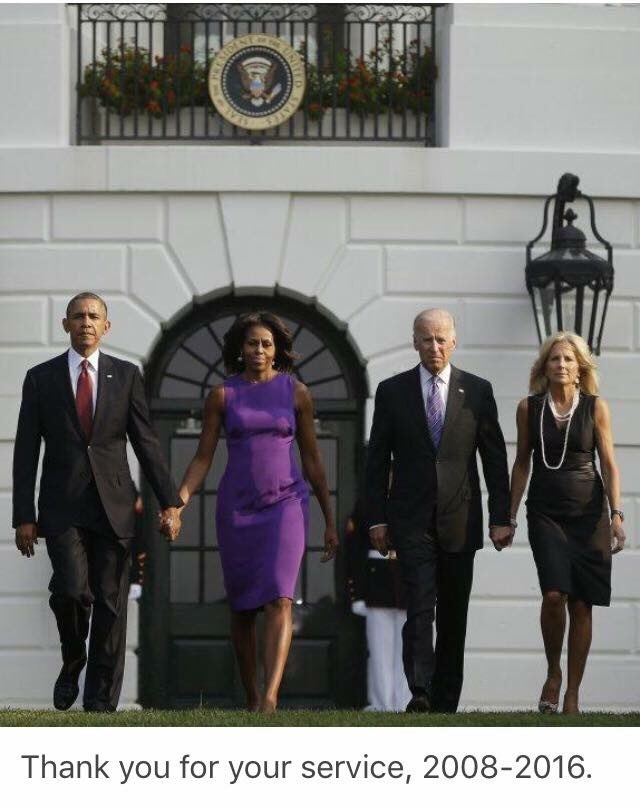 Stephquees's tweet photo. Thank you Obama's and Biden's. You will be truly missed. ✊🏾🇺🇸‼️ https://t.co/q8L9aAnV3h