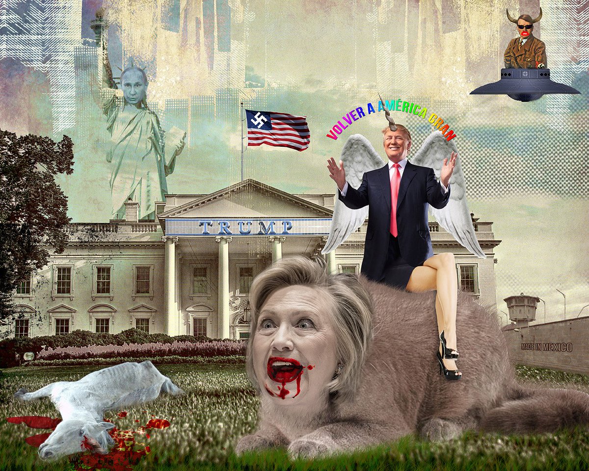 PigsharkPhoto's tweet photo. WTF #Trump #PresidentTrump #Drumpf #donaldtrump #Nevertrumporhillary #trumpusa #crazypicture #makeamericagreatagain #hillaryclinton #merica https://t.co/kEeoLXraxT