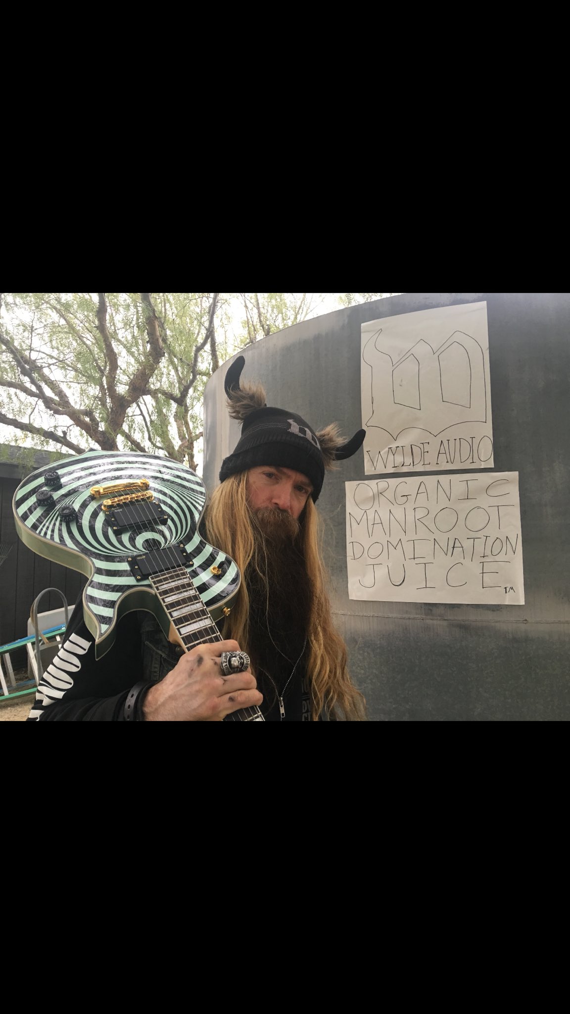 black label society viking beanie