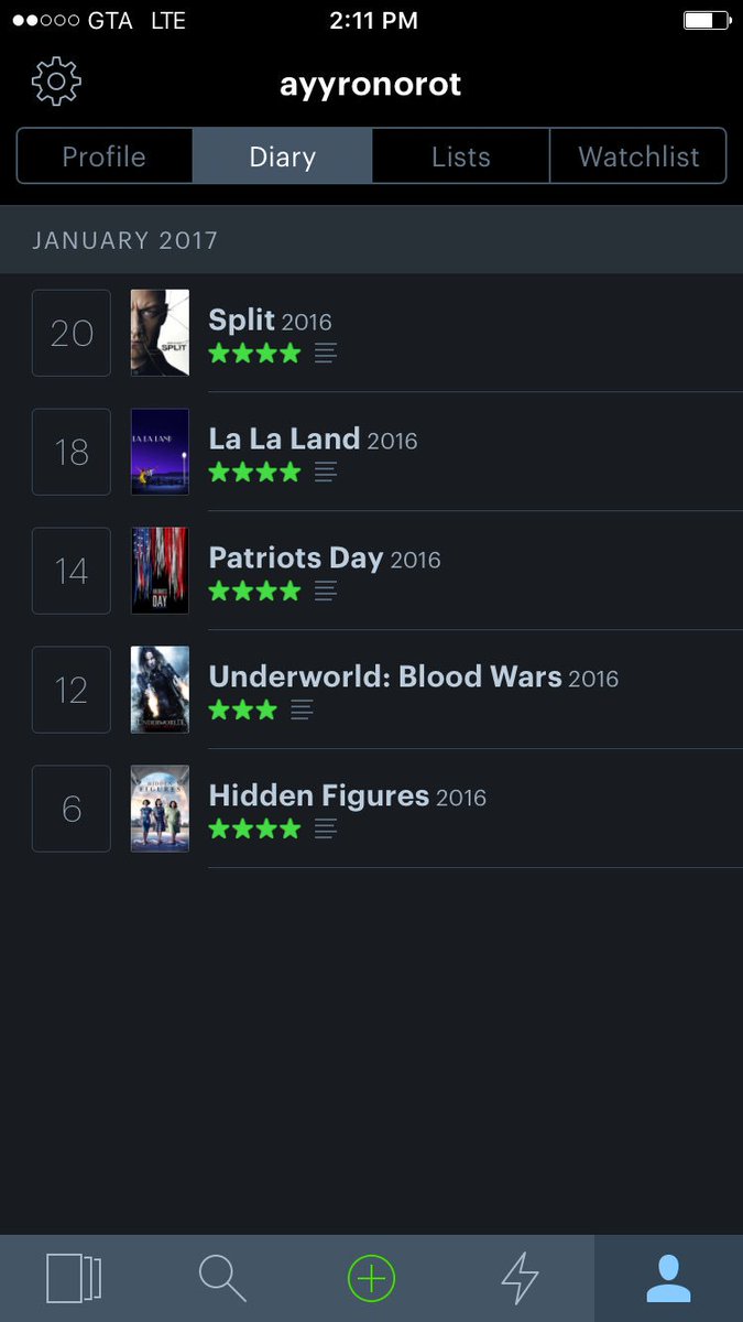 AaronOrot_'s tweet photo. 5 movies down 95 more to go. Thanks @janlcc for this sick app.
#Spittalk 🎬🎥 https://t.co/ALXmmfo7KP