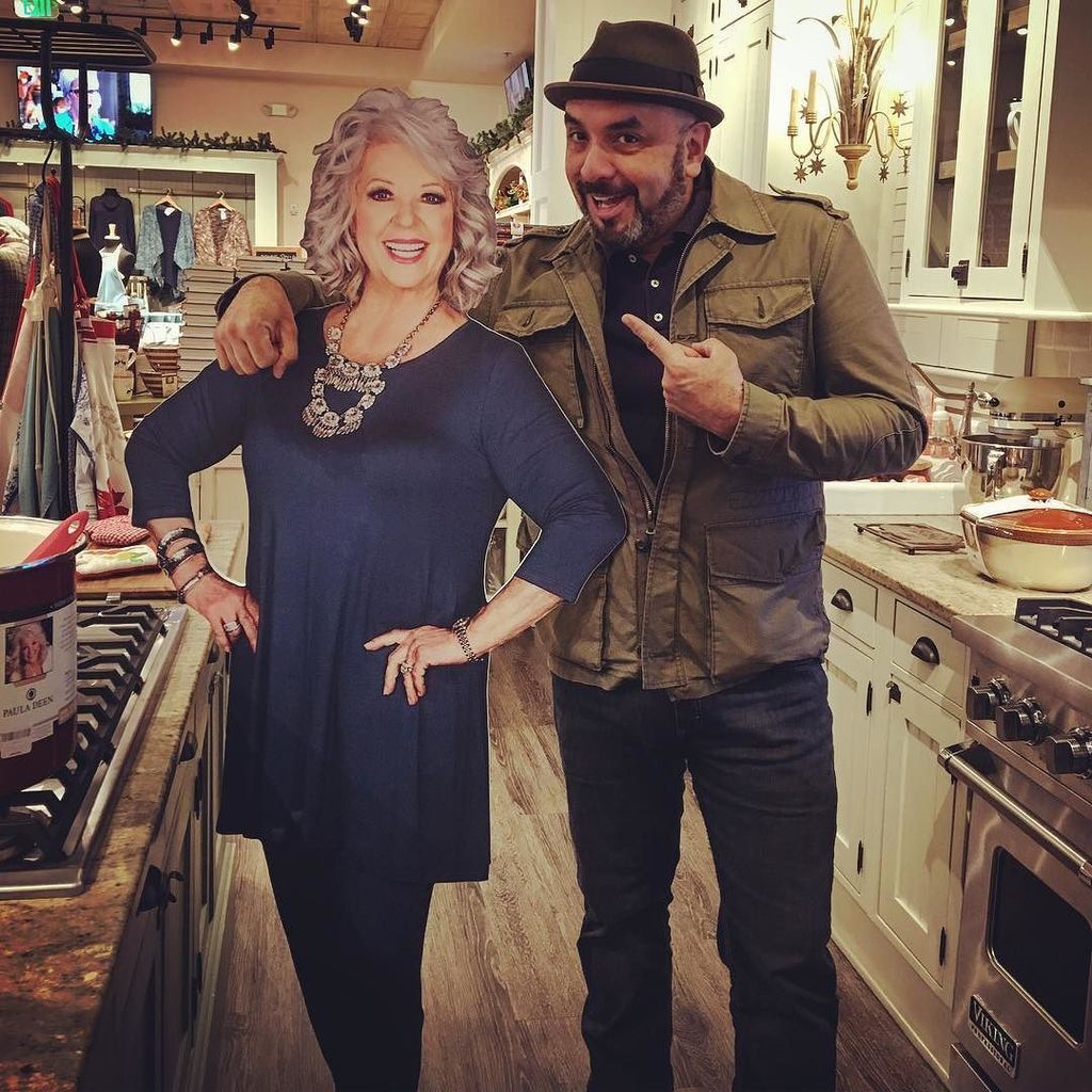 Happy Birthday to my (cardboard) cooking buddy... the wonderful Ms Paula Deen! This was ta 