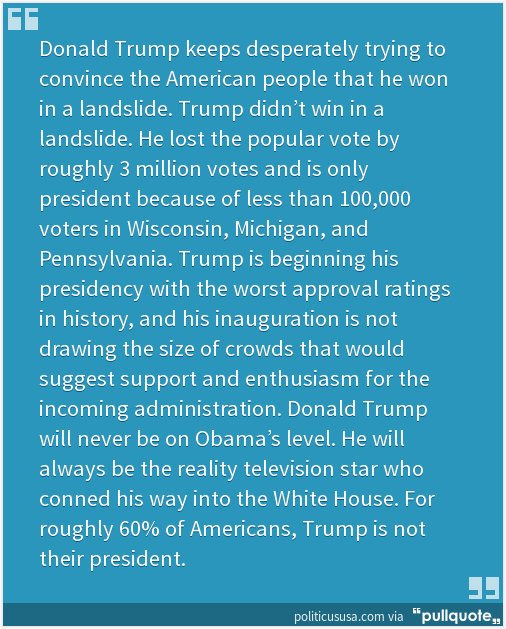 kathleenwattle's tweet photo. #Trump Concert Drew 390,000 less ppl than Obama! Only 2.5% of Obama turnout.... #egobuster
https://t.co/oJ4HojUUAL https://t.co/ItCU6rDdgr