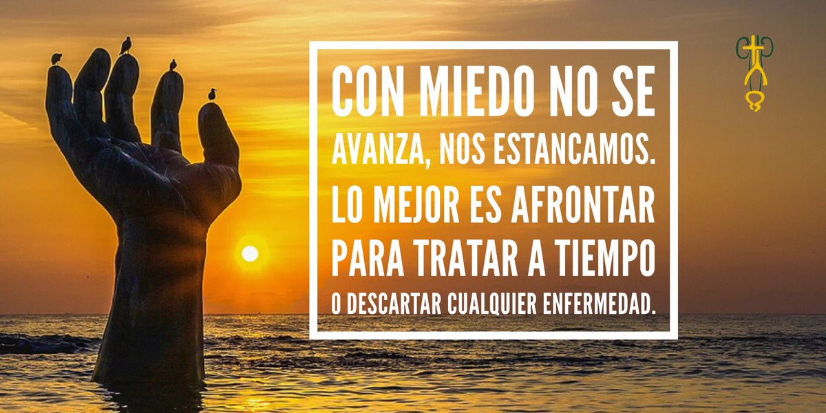 UrologosMX's tweet photo. Con miedo no se avanza, nos estancamos. Lo mejor es afrontar para tratar a tiempo o descartar cualquier enfermedad. https://t.co/57uTU47jPO