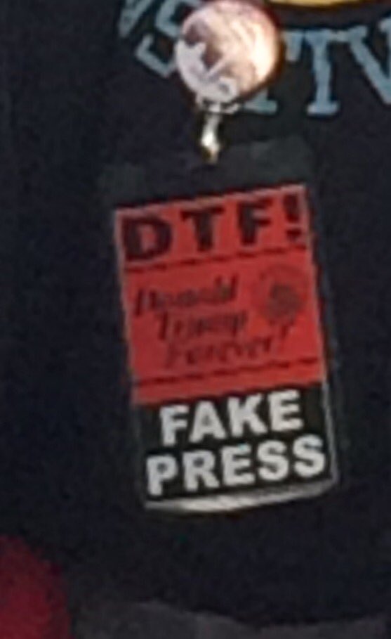 WendyRogersAZ's tweet photo. #DTF #DonaldTrumpForever #FakeNews press pass @TrumpInaugural #LincolnMemorialconcert https://t.co/zjU4m1zjOo