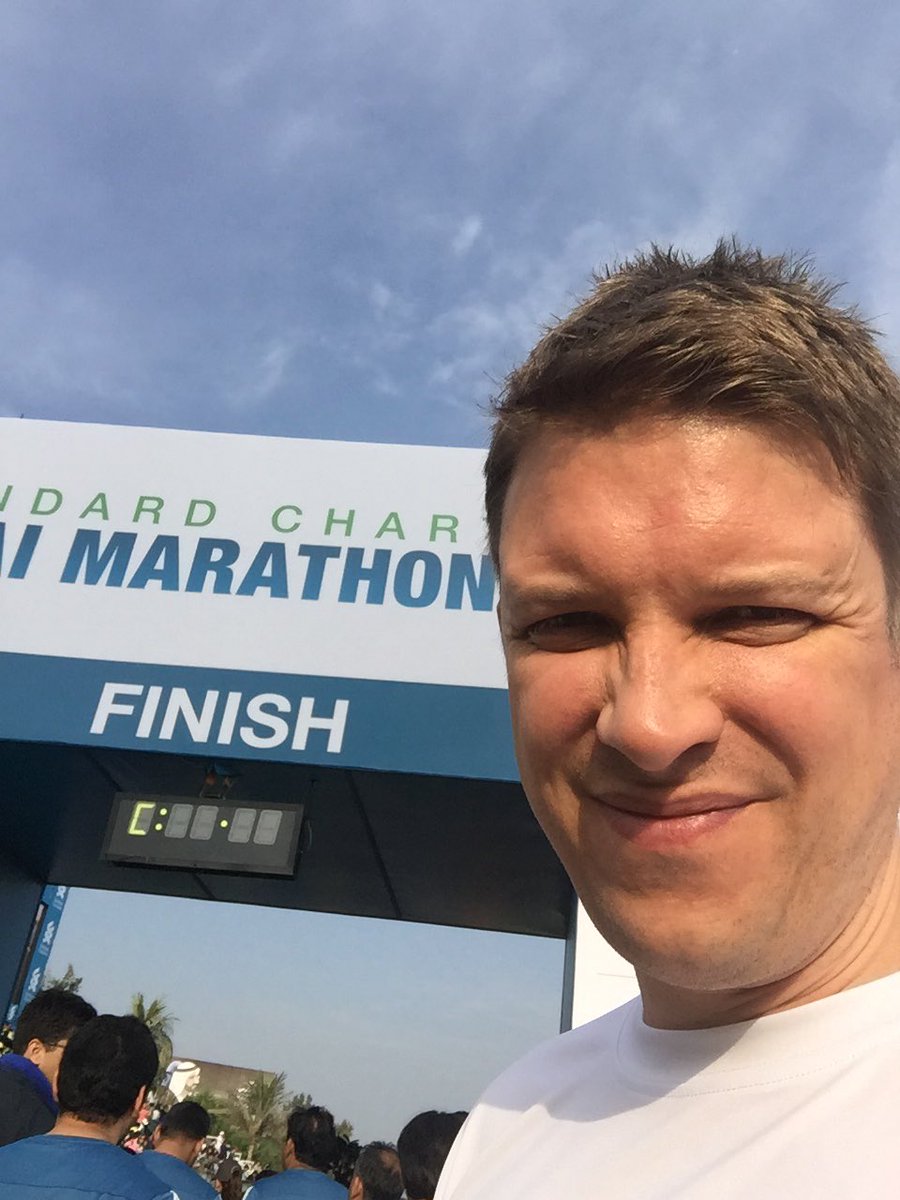 RichardBoxshall's tweet image. First run in the sun #DubaiMarathon