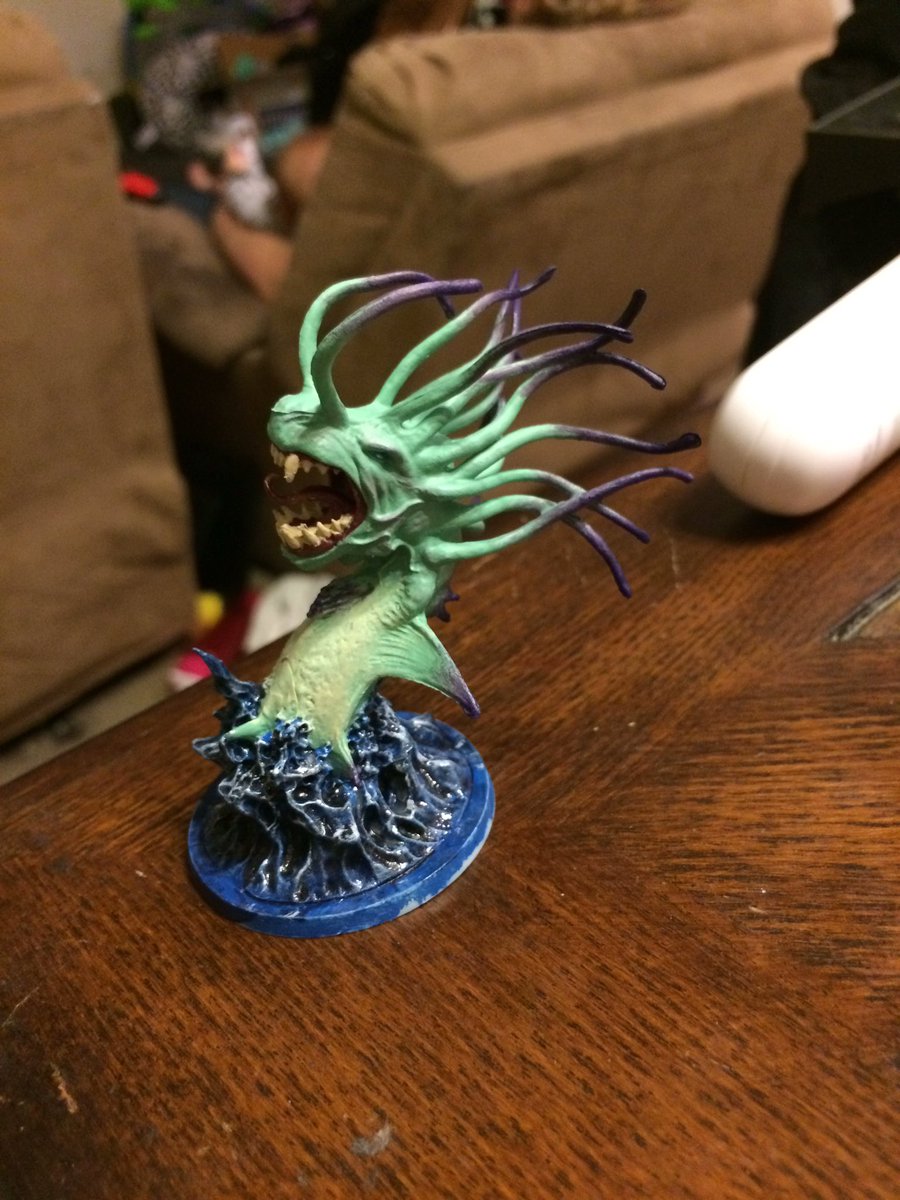 panicamanda4's tweet image. This camera doesn't do this guy justice but he's finished! #bloodrage