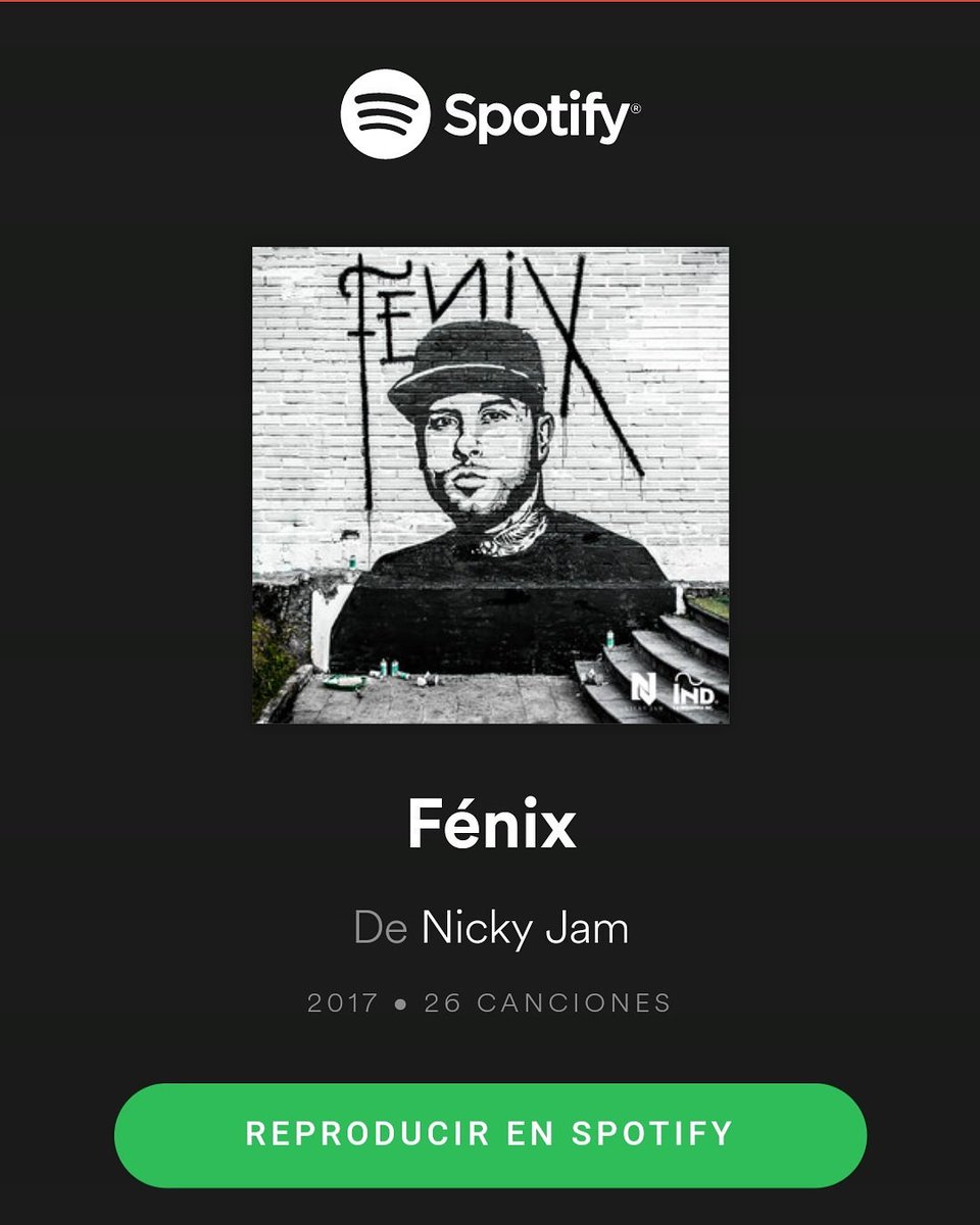 NickyJamPR's tweet photo. Ya salioooooooooooooo #Fenix https://t.co/NfzkkA2Mjm escúchalo ahora!!! Ya en todos lados https://t.co/otImbDA6Ss