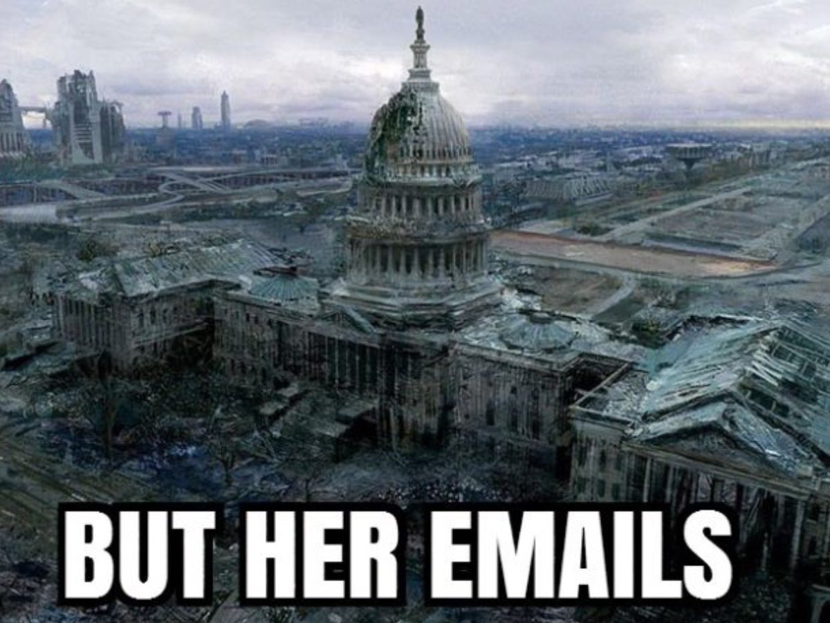 suttonloves's tweet photo. https://t.co/BXLRk8MeUT better watch this. #whatineedrightnow #rawcus #butheremails #nuclearcodes #disaster  #lmao https://t.co/WaHQj4fy22