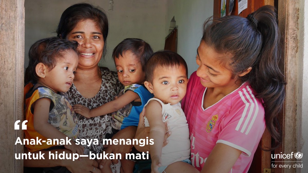 UNICEFIndonesia's tweet photo. Simak bgmn program kami bisa memberi kesempatan masa depan yg lebih cerah & sehat bg Randy & Rendy, di https://t.co/3cr31RJTDO. #UNICEFblog https://t.co/uZ5cf9vZi6