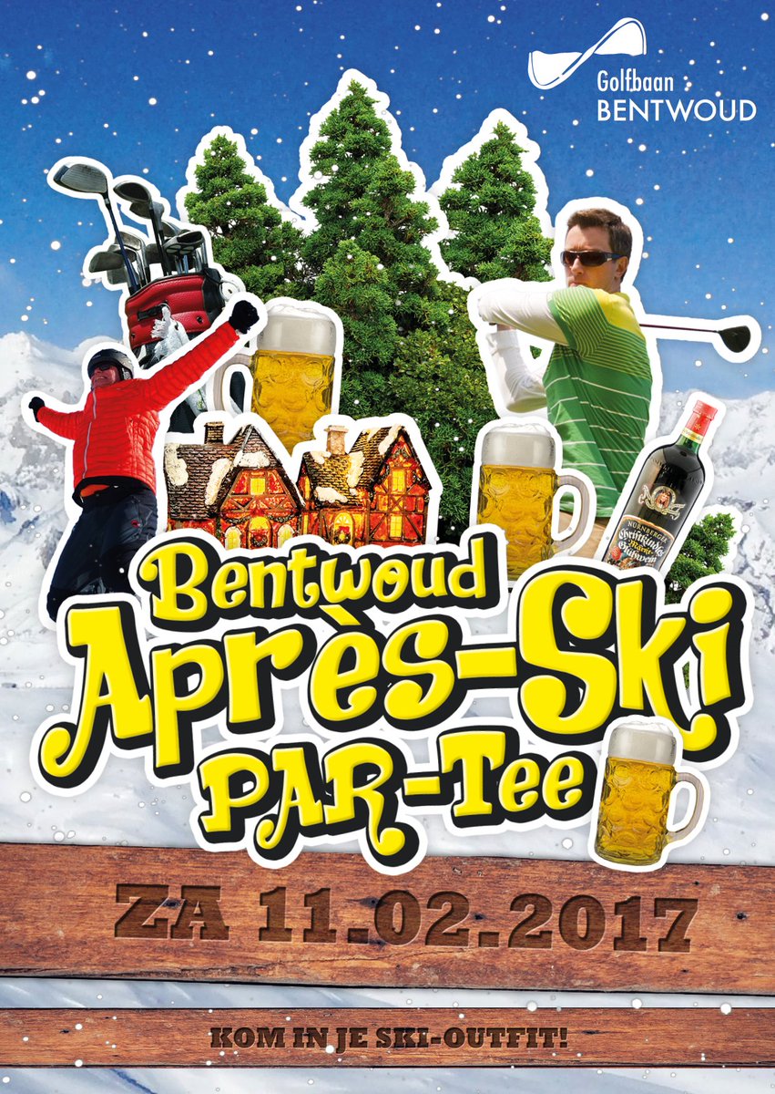 Ook zo’n zin in Après Ski, maar gaat u niet op wintersport? Of kunt u er sowieso geen genoeg van krijgen? Kom ZA.11.02.2017 naar Bentwoud!