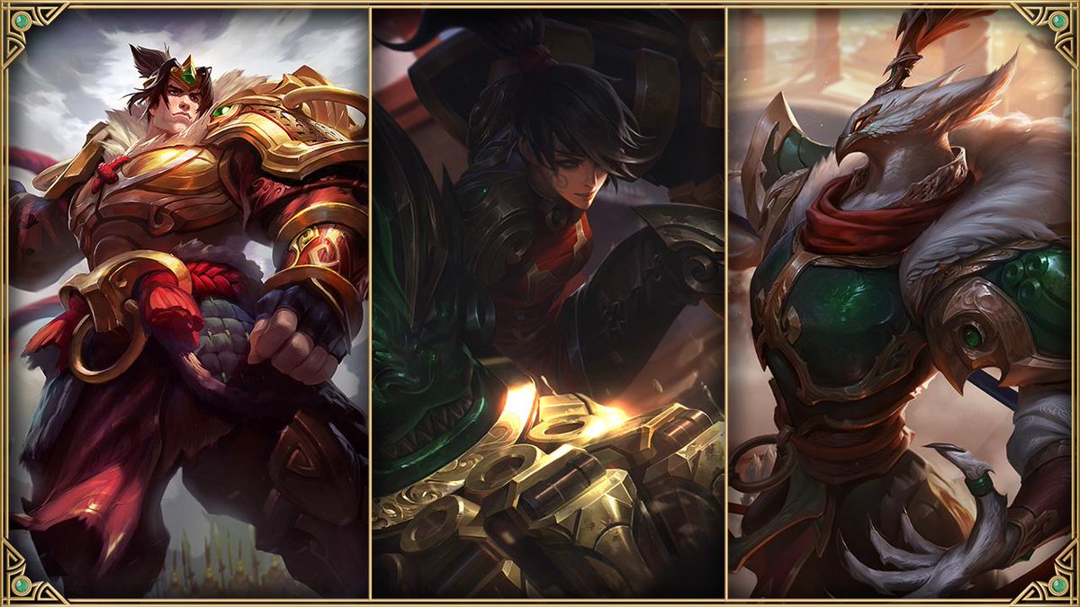GbgZA's tweet photo. #LeagueOfLegends has recently revealed the Lunar Revel. With it the new skins for this year and they are looking good! https://t.co/x5WpJ6pmca