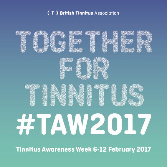 "TAW" goo.gl/j0dxxq  and HOW YOU CAN COLLABORATE :D
#TinnitusAwarenessWeek #TAW2017 #TogetherForTinnitus
@BritishTinnitus