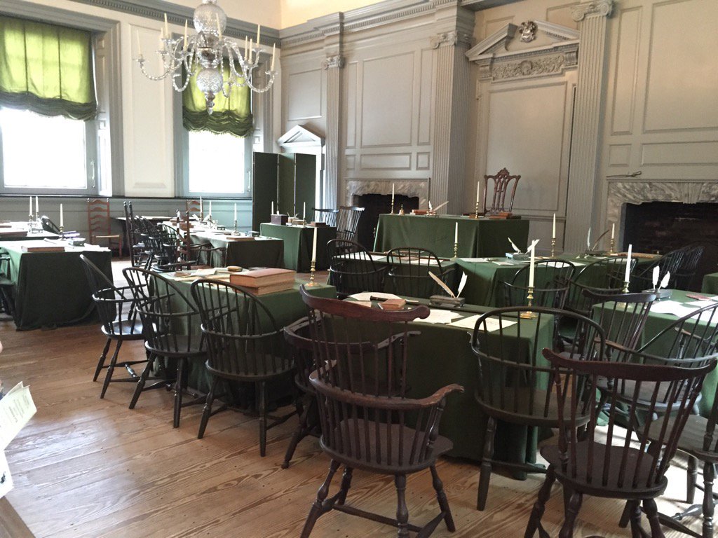Nothing like being in the "Room Where It Happened" at <a href="/INDEPENDENCENHP/">IndependenceNPS 🇺🇸</a>.