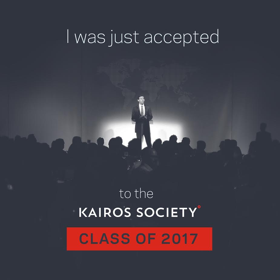 Proud to be fellow at @KairosSociety, thanks <a href="/andreagiarrizz/">Andrea Giarrizzo</a> for supporting me!