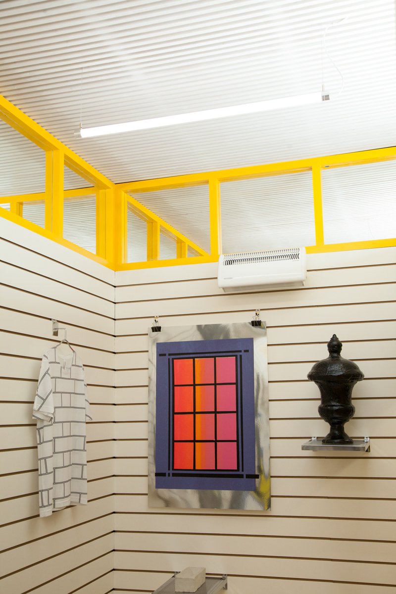 Our new project for <a href="/dkuksalon/">DKUK</a> is now open with design by <a href="/_SamJacob/">Sam Jacob</a> #shopfitting #joinery #fitout #design first private view thursday 26th