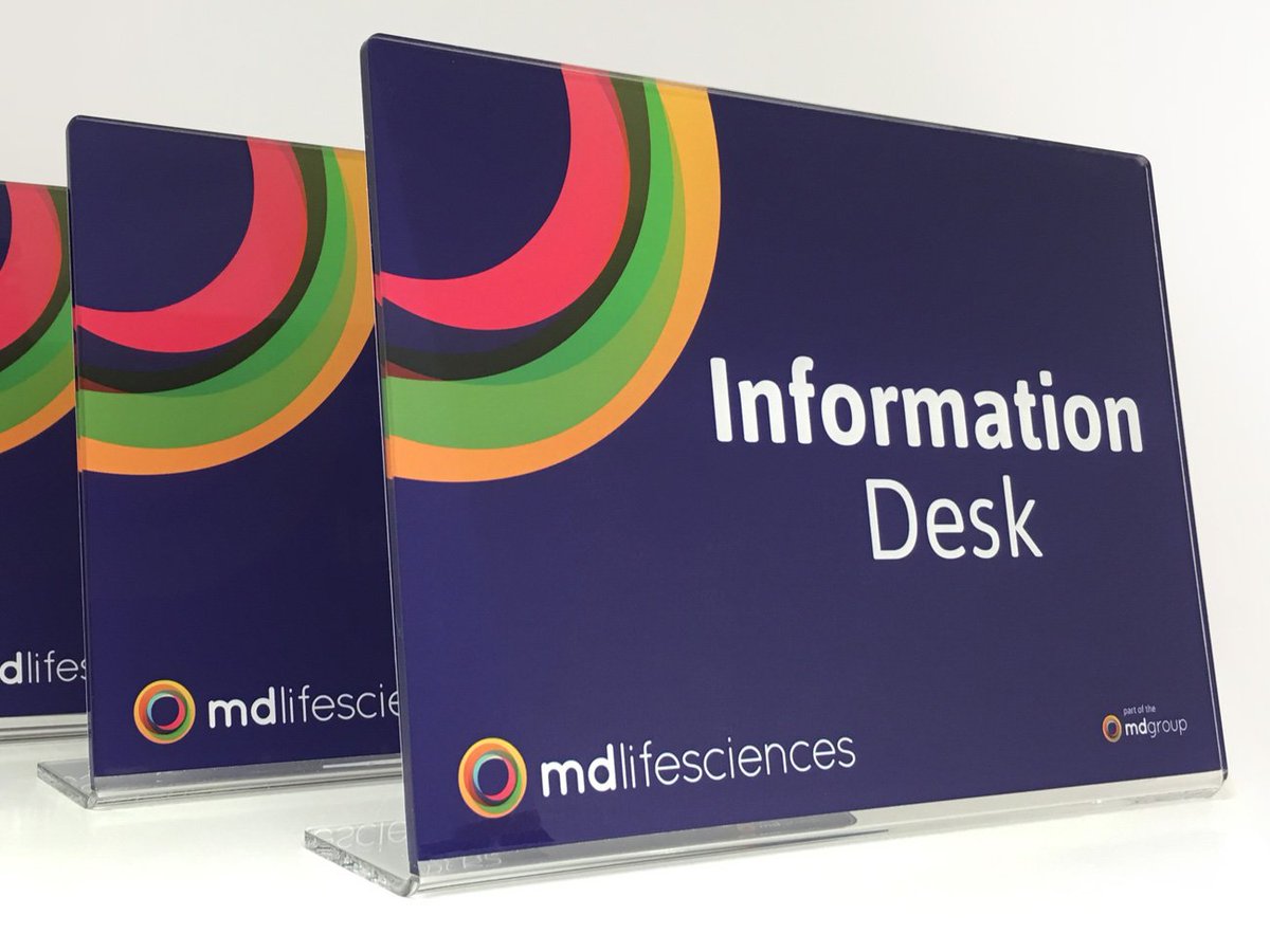 XpressGroup's tweet photo. An acrylic high-gloss sign for @mdgroupintl . The graphics were reverse mounted with optically clear film to create a premium feel. #Print https://t.co/a3se9JEufZ