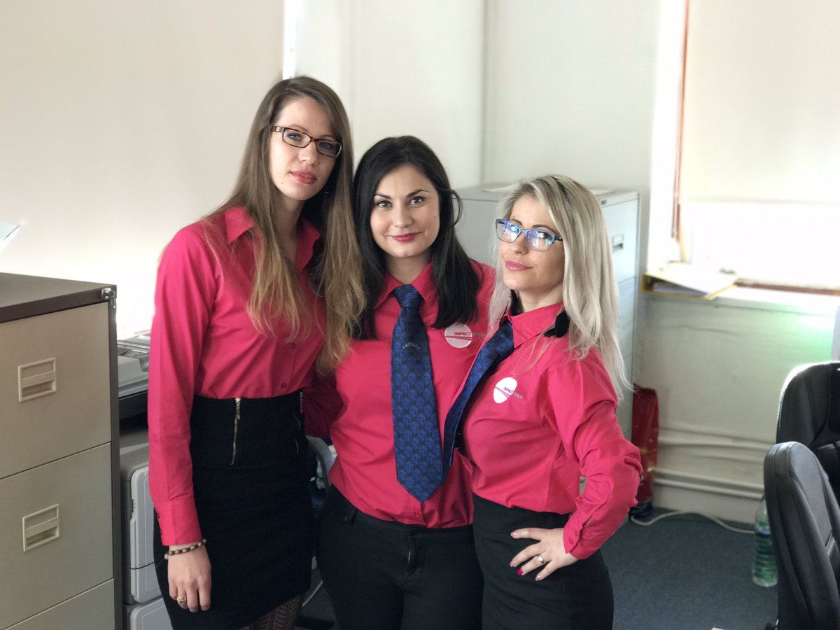 ImpactBusCoach's tweet image. The finance team loving the uniform! #livingthedream #whatabeautifulimpact!