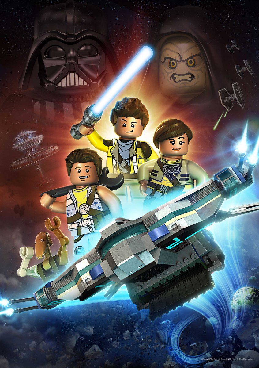 ディズニー チャンネル公式 Legoで描く 新たなスター ウォーズ ストーリー Lego スター ウォーズ フリーメーカーの冒険 がディズニー チャンネルに初登場 宇宙ごみをリサイクルして宇宙船を作る3兄弟が 銀河系に平和と自由を取り戻す大冒険を