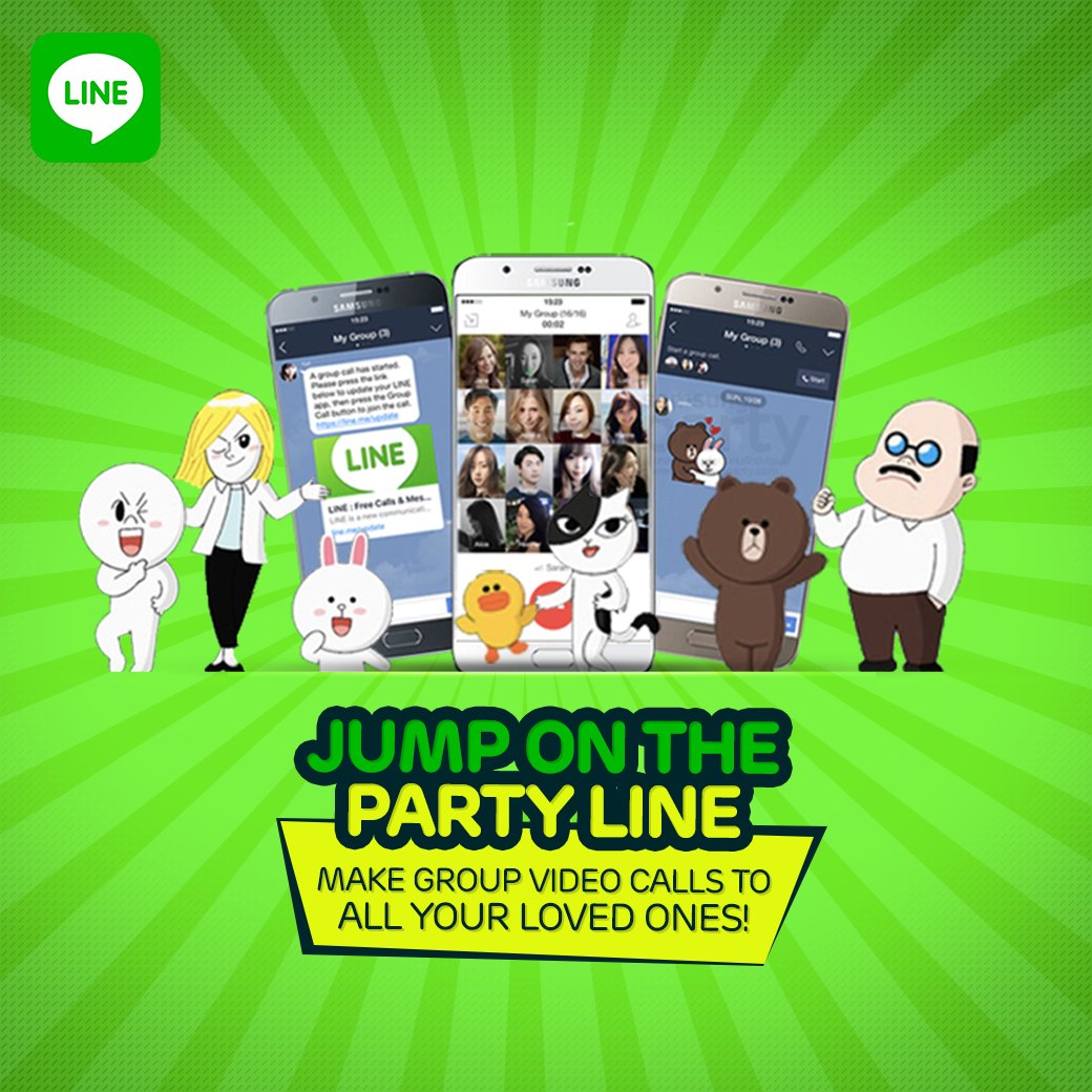 LINEPak's tweet photo. With LINE’s brand new feature, watch your friends while you talk in just one call! #JoinTheLINEGeneration https://t.co/dVteruDjkq