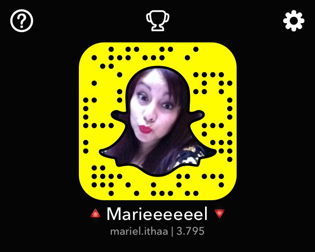 MarieLofar's tweet photo. Nos vemos en #snapchat ✨👻 #snapcode ☺️❣ #snapchatChile https://t.co/3JfygMC7b8