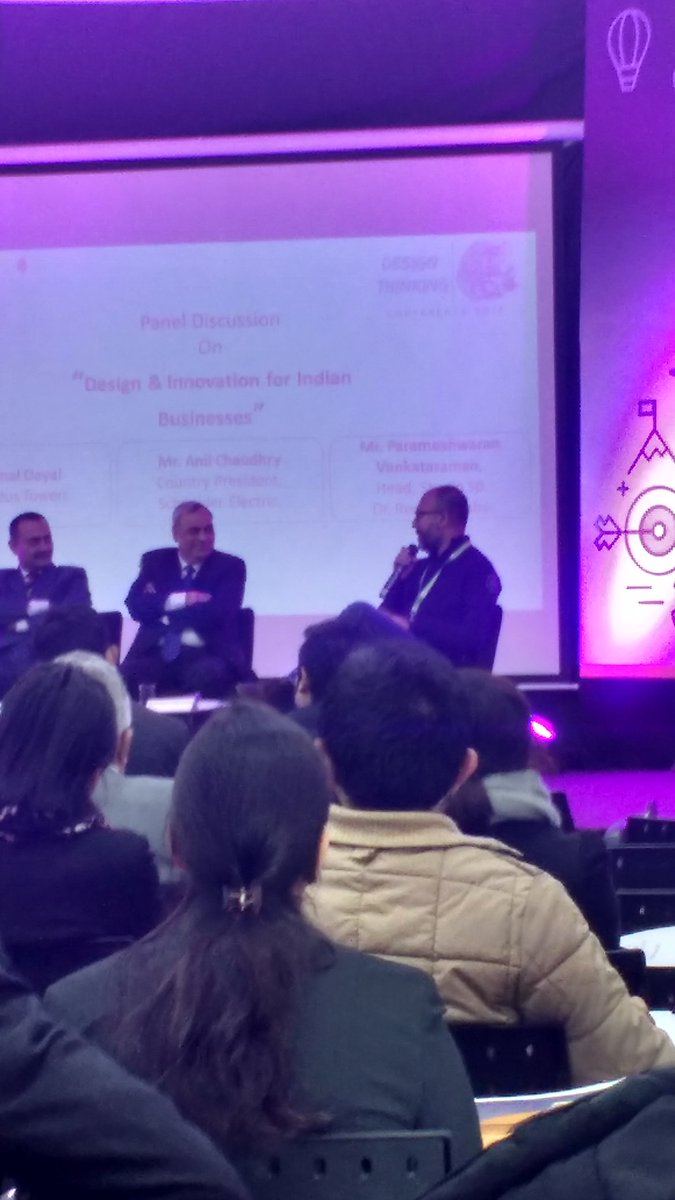 atindra7's tweet photo. #SOILDesignThinkingForum Parmeshwar an Venkataraman,Head Studio5B,Dr Reddy's says dire need of DesignThinking-led innovation in Healthcare. https://t.co/AoKw3brHgr
