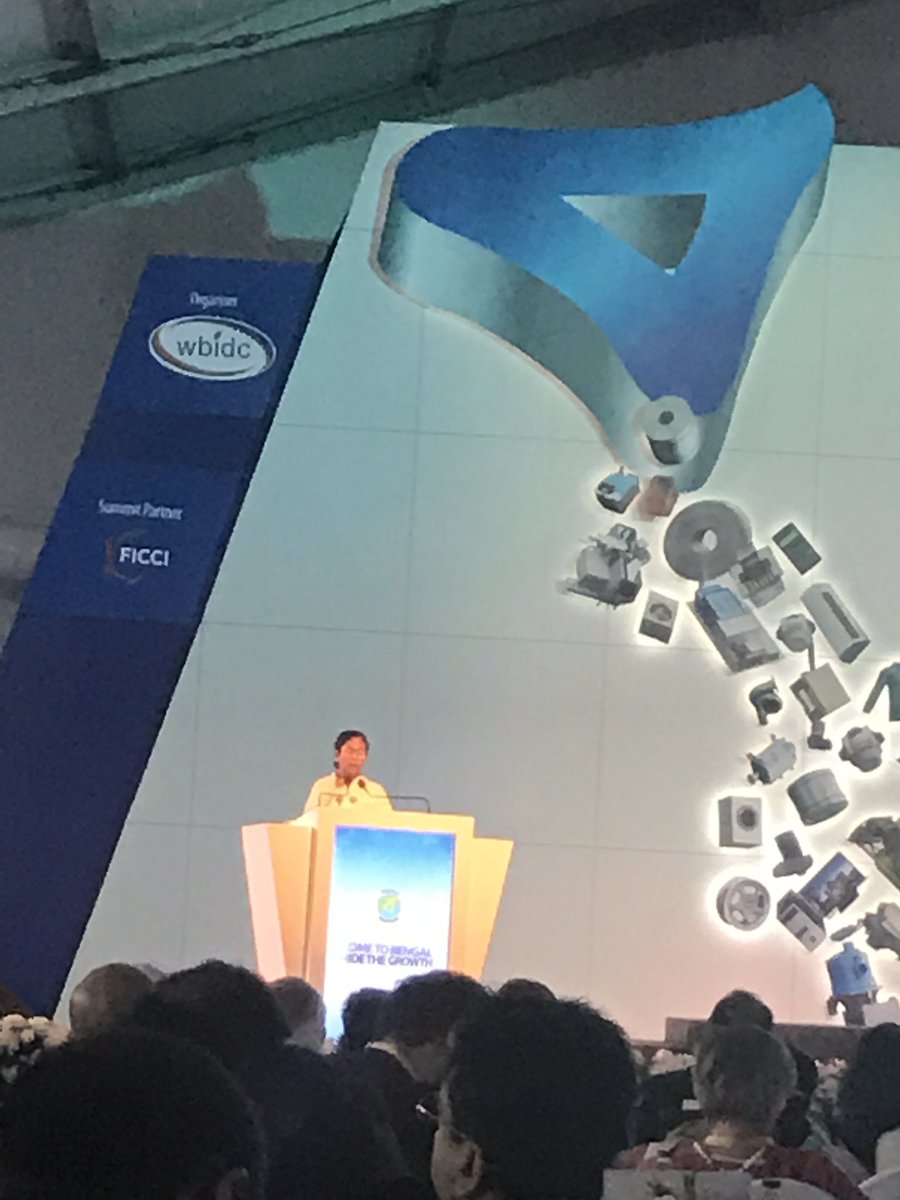 pramodebhandari's tweet photo. #inaugural #address by #chief #minister of #westbengal #honourable #Mamtabanerjee @bengalglobalbusinesssummit https://t.co/uROguKWaaY
