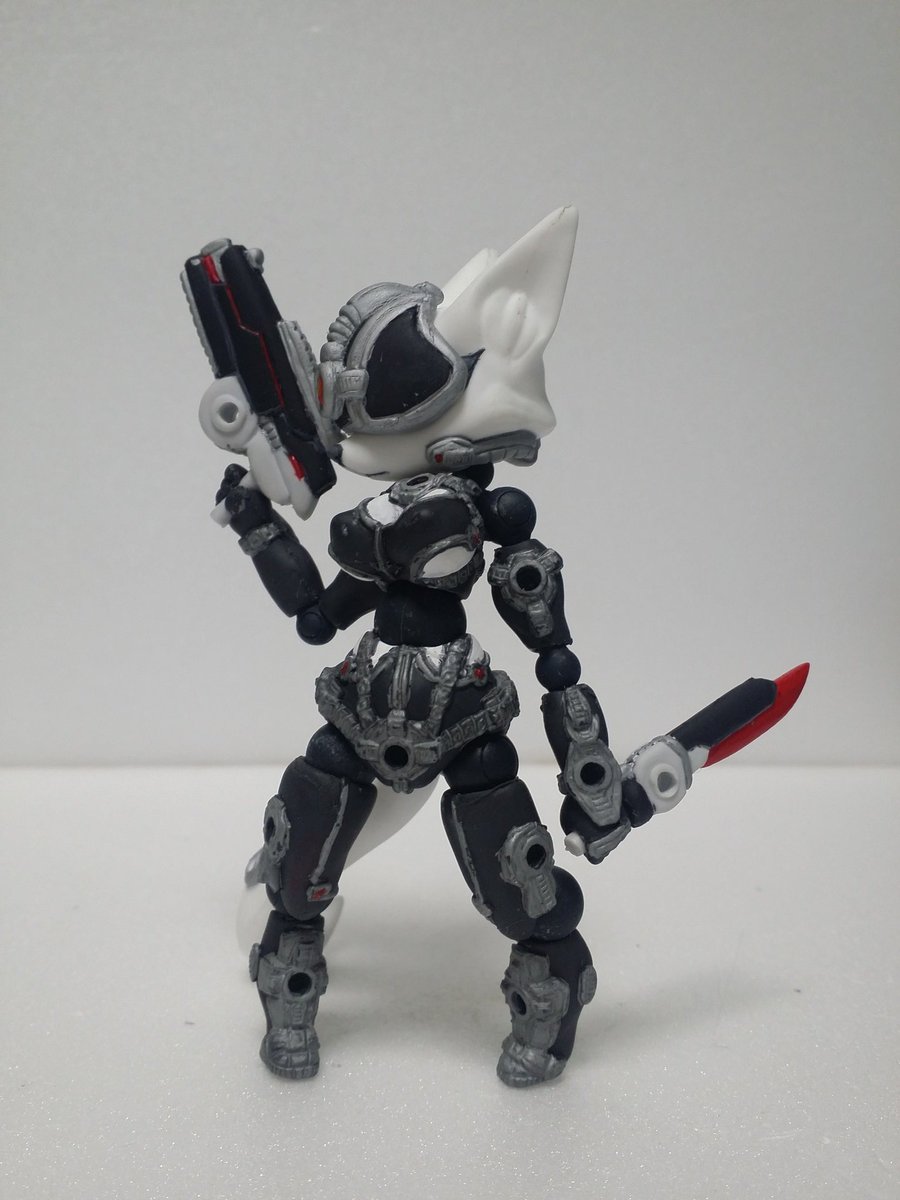 プロひきpakochan メスケモアクションフィギュアその1です 新春けもケa 05にて3000円で頒布予定です 全身に3ミリの穴が開いてるので ガンプラやその他ホビーのパーツとかも装備できる感じです 関節技ボールジョイントを用いています よろしく プロひきpakochan メスケモアクションフィギュアその1です 新春けもケa 05にて3000円で頒布予定です 全身に3ミリの穴が開いてるので ガンプラやその他ホビーのパーツとかも装備できる感じです 関節技ボールジョイントを用いています よろしく