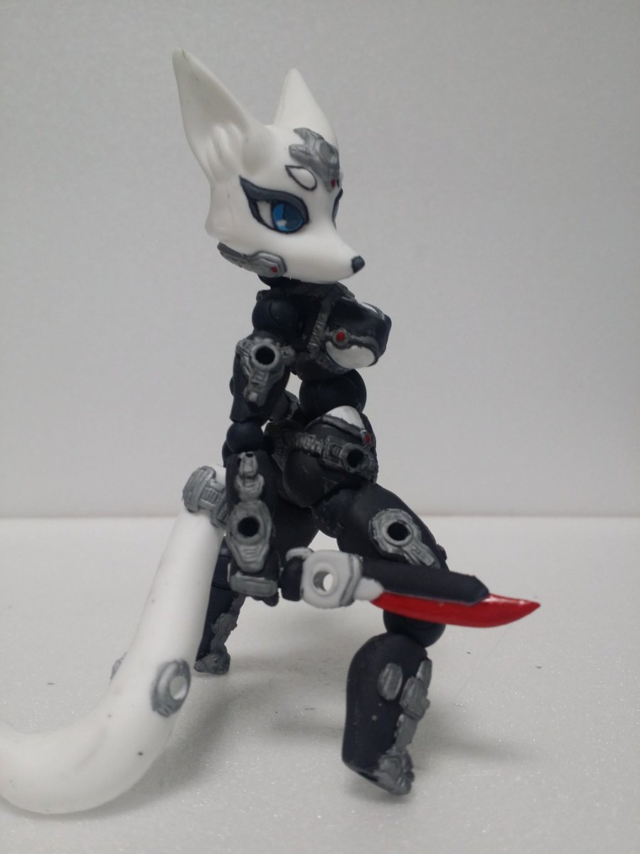 プロひきpakochan メスケモアクションフィギュアその1です 新春けもケa 05にて3000円で頒布予定です 全身に3ミリの穴が開いてるので ガンプラやその他ホビーのパーツとかも装備できる感じです 関節技ボールジョイントを用いています よろしく プロひきpakochan メスケモアクションフィギュアその1です 新春けもケa 05にて3000円で頒布予定です 全身に3ミリの穴が開いてるので ガンプラやその他ホビーのパーツとかも装備できる感じです 関節技ボールジョイントを用いています よろしく
