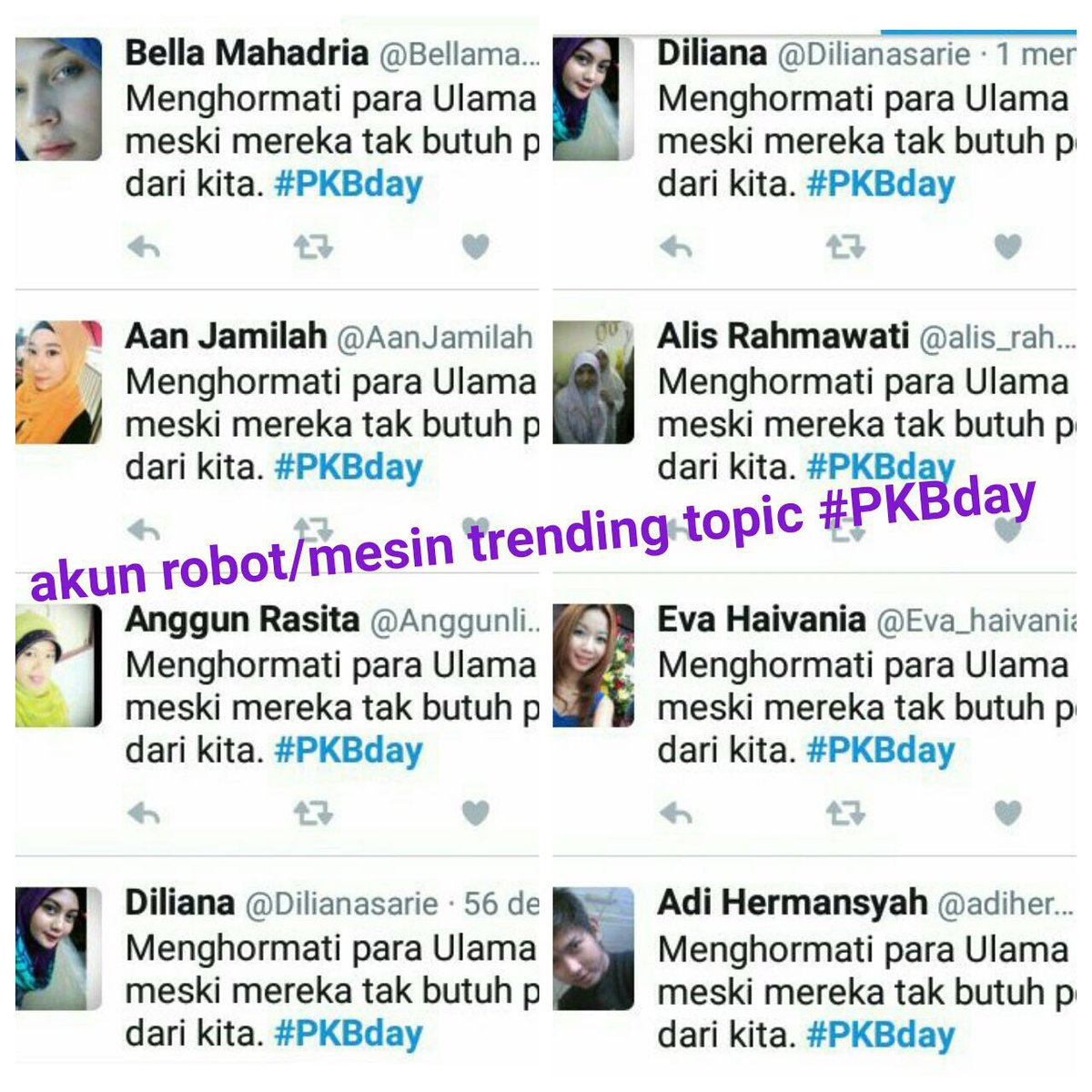 samaniastari's tweet photo. Aduh ini apaan? @cakiminpkb BOT robot https://t.co/nFUwonsntl