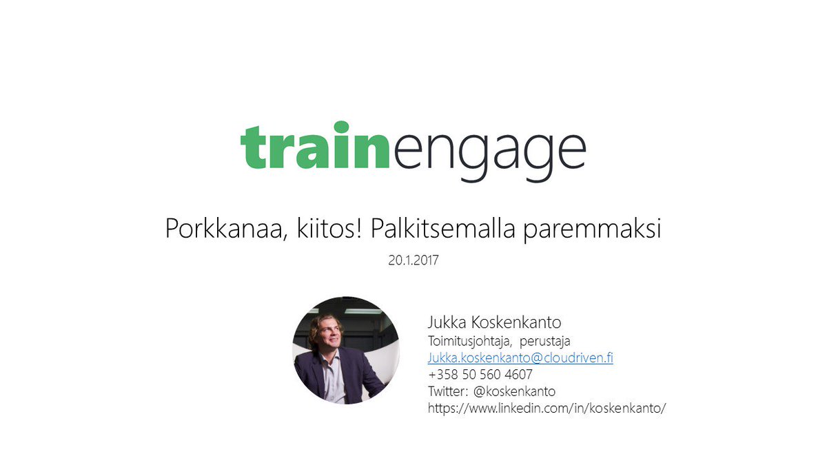 koskenkanto's tweet photo. Puolen tunnin päästä lauteille osaavien esimiesten eteen. Lauteilla myös: https://t.co/p06nbHiRzF #pelillistäminen #gamification https://t.co/XOjGwglZBR