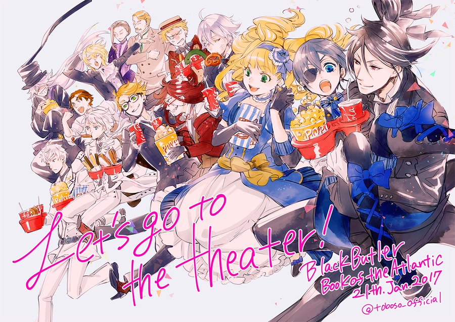 劇場版 黒執事 Book Of The Atlantic 公開 枢やな先生が描きおろしたイラストにファン大興奮 オタ女