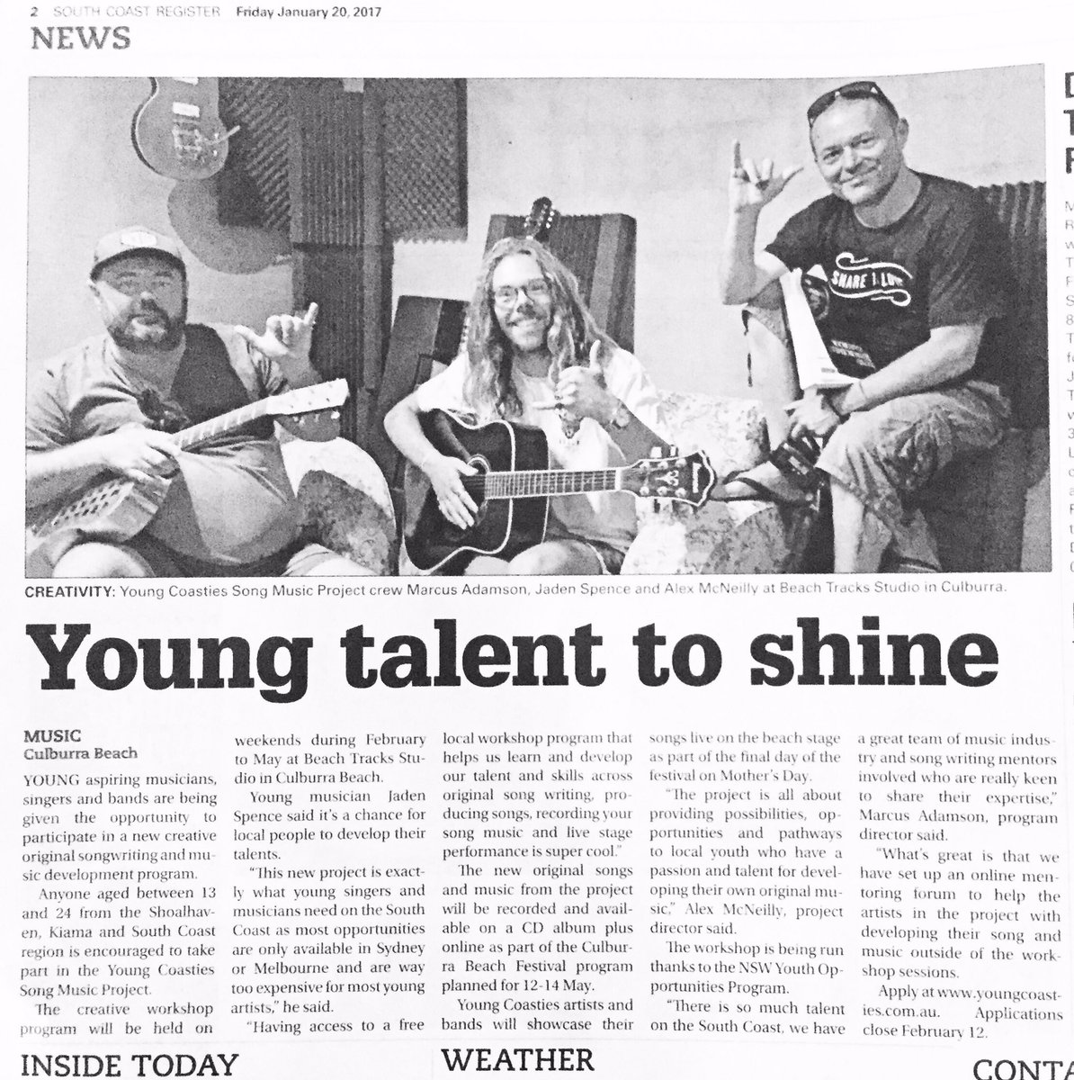 Young_Coasties's tweet photo. #applynow #youth #music #songwriting #developmentprogram nice story @SCRegister @n_jpickard visit https://t.co/HpVOA2Alqj https://t.co/AVW7AESlAG