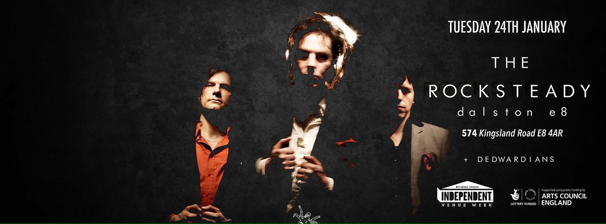 Happy to announce that we will be supporting the awesome @JJandtheRM at the The rocksteady in Dalston, 24th Jan <a href="/cherrycolaclub/">Cherry Cola Club</a>
