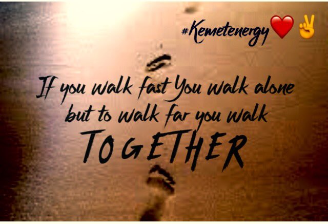 United we stand and together we move MOUNTAINS. #KemetEnergy✌️❤️
