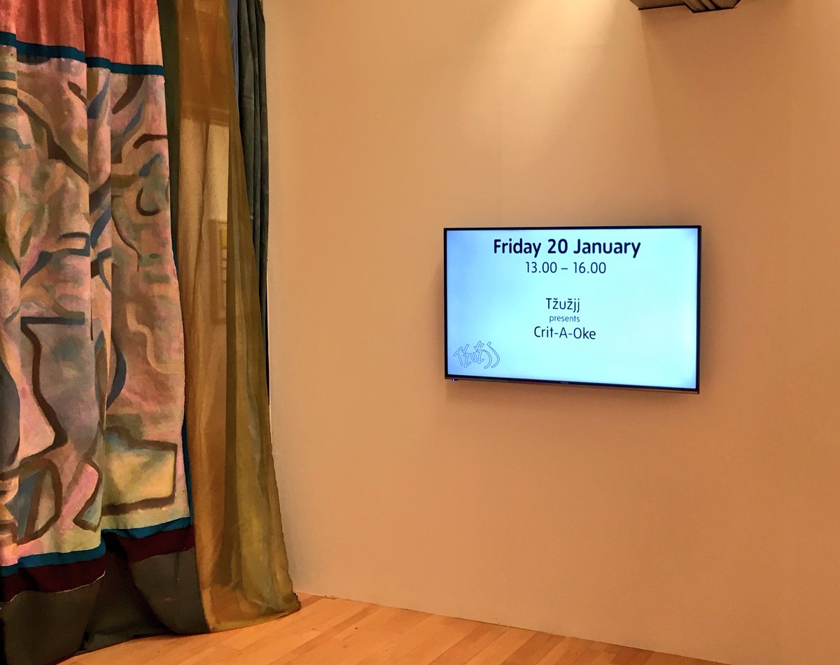tzuzjj's tweet photo. TODAY we reignite Crit-a-Öke with an abridged version for @tateexchange @tateliverpool featuring #BobGelsthorpe&amp;#PeterMartin. Join us 1-4pm https://t.co/sQyUTCT2is