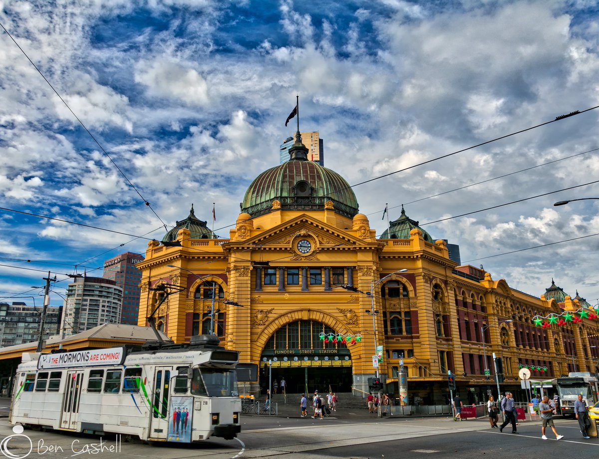 One of the must sees when you #VisitMelbourne is #FlindersStreetStation #Australia #Victoria #Beautiful #City #VisitAustralia #Awsome