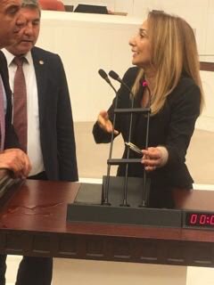 &#34;Burası, devlete meydan okunacak yer değildir! Lütfen bu hanıma haddini bildiriniz!&#34;