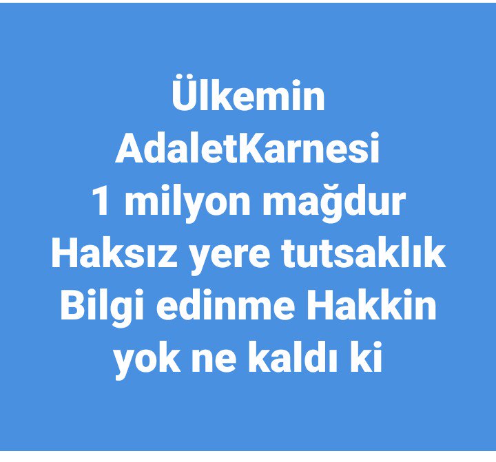 KHKLI_Platformu's tweet photo. Ülkemin AdaletKarnesi iyi değil
At izi İt izi dediniz
Suçlu suçsuz aynı yerde dediniz
Komisyonlar dedinz
Ama 6 ay oldu hâlâ haber bekliyoruz https://t.co/M0oQCb9xnA