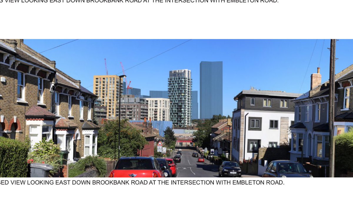 newLWH's tweet photo. Massive buildings will no doubt cast huge shadows across the Victorian houses towards blackheath. @NewLewisham fails to demonstrate such https://t.co/31IjwT5bBd